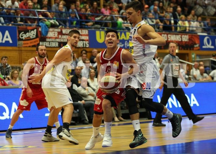 Basketball ABL 2016/17 Grunddurchgang 4.Runde Gmunden Swans vs. BC Vienna