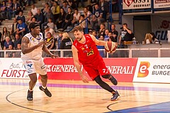 Basketball, ABL 2016/17, Playoff HF Spiel 1, Oberwart Gunners, WBC Wels, Davor Lamesic (7)