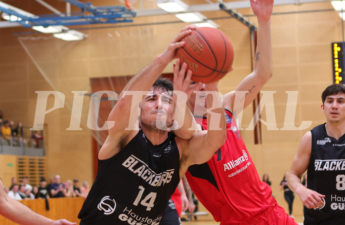 Basketball Zweite Liga 2022/23, Playoff, Finale Spiel 1 Mistelbach Mustangs vs. Güssing Blackbirds


