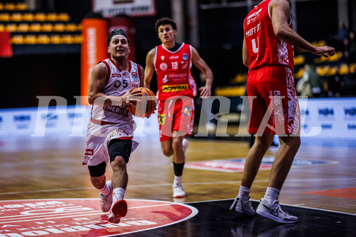 Basketball, Win2Day Superliga 2024/25, Grunddurchgang 13.Runde, BC Vienna, Traiskirchen Lions, Mustafa Hassan Zadeh (5)