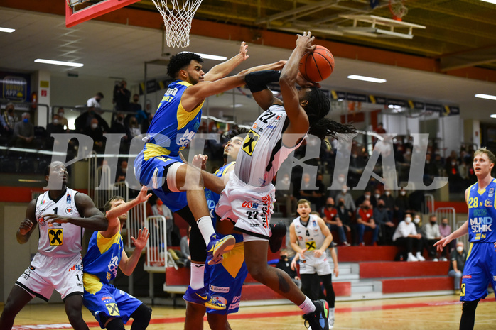 Basketball Superliga 2021/22, Grunddurchgang 16. Runde Flyers Wels vs. SKN St. Pölten
