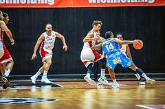 Basketball, Win2Day Superliga 2022/23, Grunddurchgang 7.Runde, BC GGMT Vienna, SKN St. Pölten, Bogic Vujosevic (5), Michael Holton Jr. (14)