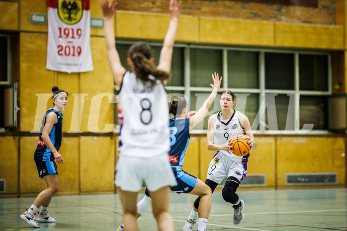 Basketball, Win2Day Basketball Damen Superliga 2023/24, Grunddurchgang 6.Runde, Vienna United, Vienna Timberwolves, Antonia Reissner (9)