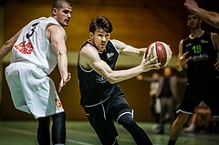 Basketball, 2.Bundesliga, Grunddurchgang 22.Runde, BBC Nord Dragonz, Basket Flames, Michael Diesner (4)