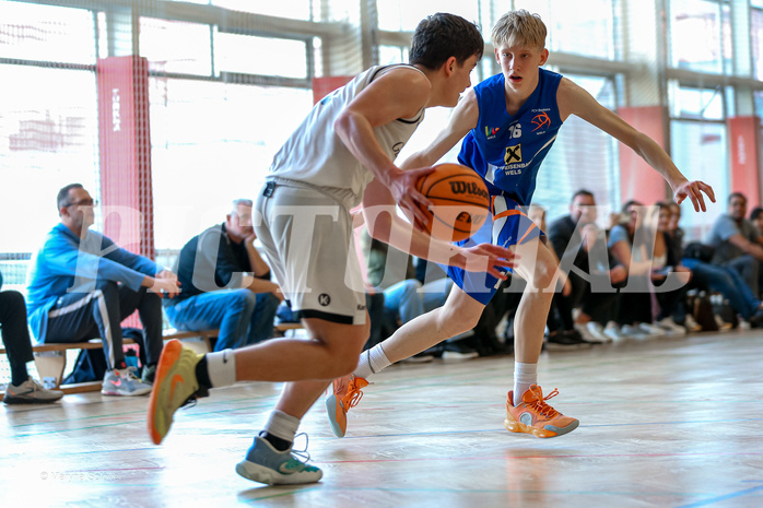 31.03.2025 Österreichischer Basketballverband 2024/25, SLMU14 Basket Flames WAT vs. FSN Baskets Wels