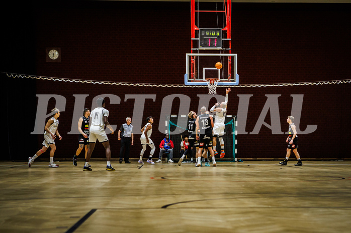 Basketball, Basketball Zweite Liga 2023/24, Grunddurchgang 1.Runde, Basket Flames, Mattersburg Rocks, Lazar Gagic (79)