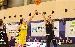 Basketball Damen Superliga 2023/24, Grunddurchgang 9.Runde SKN St. Pölten vs. Vienna United


