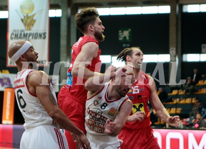 24.04.2017 Basketball ABL 2016/17 Grunddurchgang 34. Runde BC Vienna vs WBC Wels