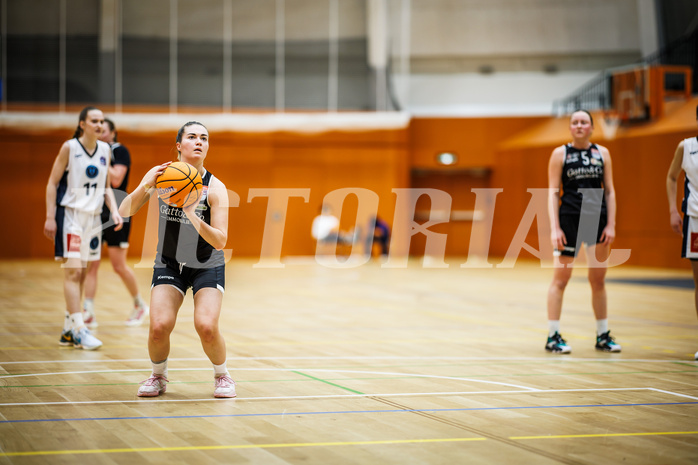 Basketball, Win2Day Basketball Damen Superliga 2024/25, Grunddurchgang 14.Runde, Vienna Timberwolves, Basket Flames, Lisa Ganhör (9)
