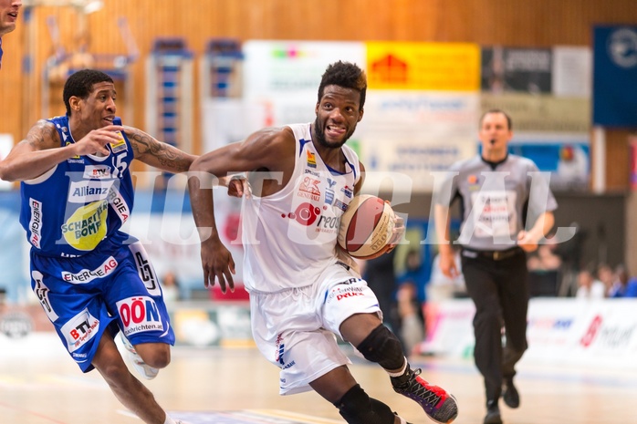 Basketball, ABL 2015/16, Playoff Viertelfinale Spiel 5, Oberwart Gunners vs. Gmunden Swans