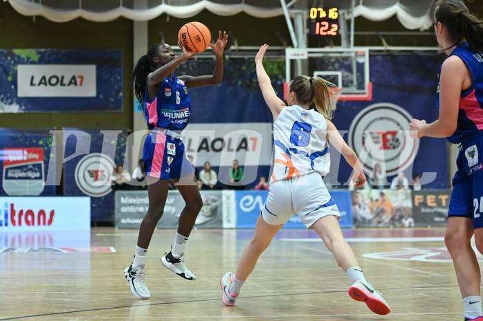Basketball Superliga 2023/24, Grunddurchgang 7.Runde,
DBB LZ OÖ vs UBSC Graz,

