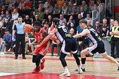 Basketball, Superliga 2024/25, Plazierungsrunde 5.Runde, Flyers Wels vs. Gmunden Swans,
