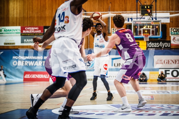 Basketball, ABL 2018/19, Grunddurchgang 33.Runde, Oberwart Gunners, Timberwolves, Dwane Miner (6)