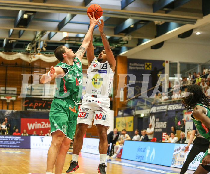 Basketball Superliga 2022/23, Playoff,  Viertelfinale Spiel 1 Gmunden Swans vs. Kapfenberg Bulls