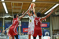 Basketball, Superliga 2024/25, Grunddurchgang 5.Runde, Flyers Wels vs. BC Vienna,
