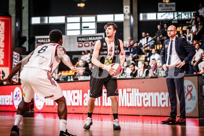 Basketball, ABL 2017/18, Playoff VF Spiel 2, BC Vienna, WBC Wels, Thomas Csebits(4)