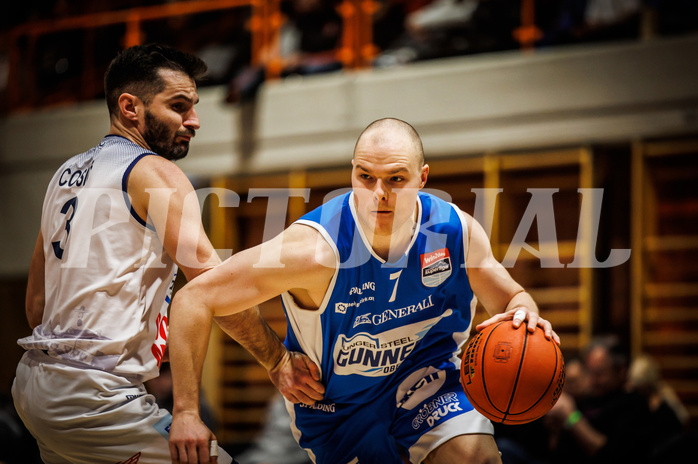 Basketball, Basketball Austria Cup 2022/23, Viertelfinale, BBC Nord Dragonz, Oberwart Gunners, 