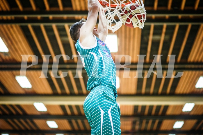 Basketball, 2.Bundesliga, Grunddurchgang 2.Runde, Mattersburg Rocks, KOS Celovec, Jan Razdevsek (4)