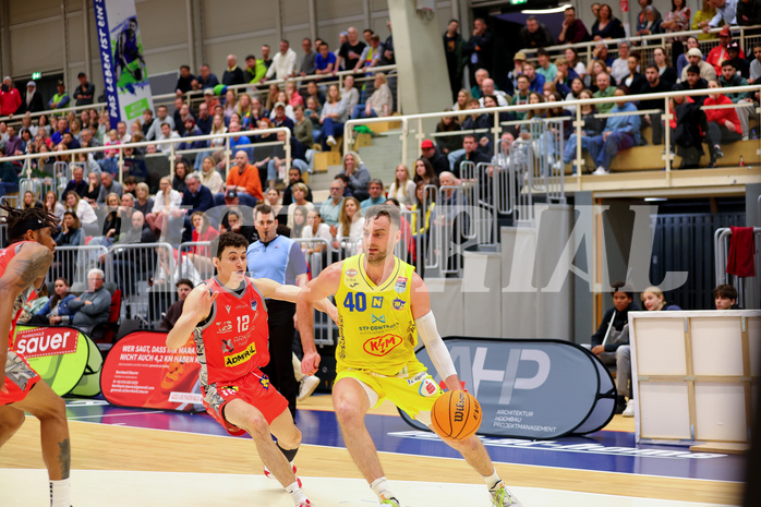 Basketball Superliga 2023/24, Playoff, Viertelfinale Spiel 2 SKN St. Pölten vs. Traiskirchen Lions