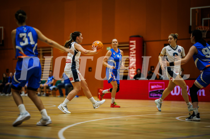 Basketball, Win2Day Basketball Damen Superliga 2023/24, Grunddurchgang 2.Runde, Vienna Timberwolves, DBB LZ OÖ, Antonia Dumancic (17)