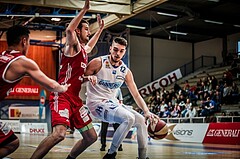 Basketball, ABL 2017/18, Grunddurchgang 27.Runde, Oberwart Gunners, BC Vienna, Benjamin Blazevic (12)