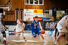 Basketball, bet-at-home Basketball Superliga 2021/22, Grunddurchgang Runde 14, Oberwart Gunners, Vienna D.C. Timberwolves, Jonas John (99)
