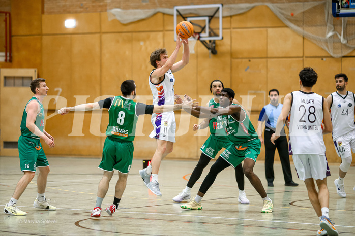 Basketball Zweite Liga 2024/25, Grunddurchgang 14.Runde Vienna United vs. Future Team Steiermark
