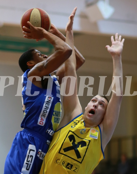 06.03.2016 Basketball ABL 2015/16 Grunddurchgang 29.Runde UBSC Graz vs. Swans Gmunden


