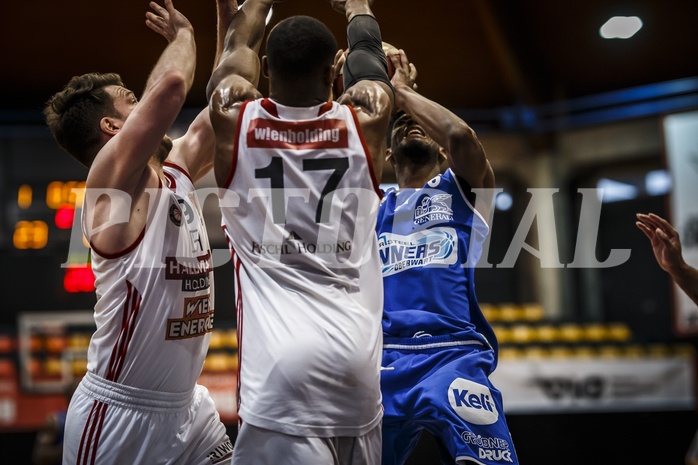 Basketball, ABL 2018/19, Grunddurchgang 30.Runde, BC Vienna, Oberwart Gunners, Dwane Miner (6)