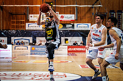 Basketball, Basketball Austria Cup 2022/23, Halbfinale 1, Oberwart Gunners, Gmunden Swans, Daniel Friedrich (6)