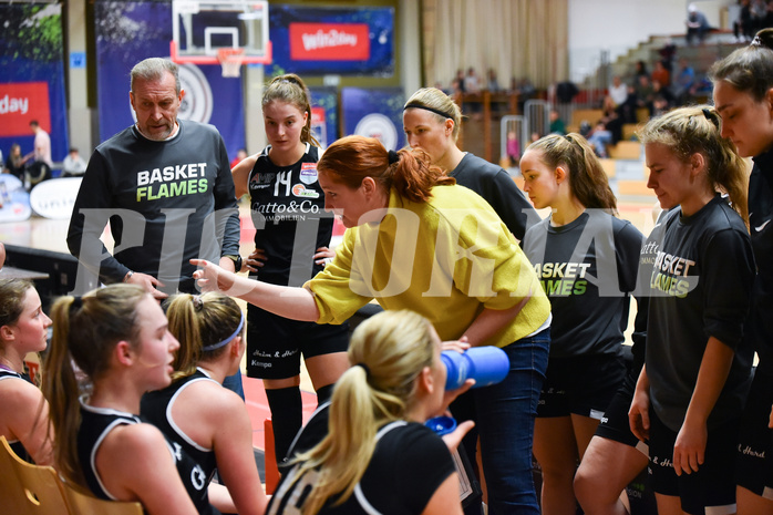 Win2Day Basketball, Damen Superliga 2022/23, Grunddurchgang 12. Runde, DBB LZ OÖ vs Basket Flames,