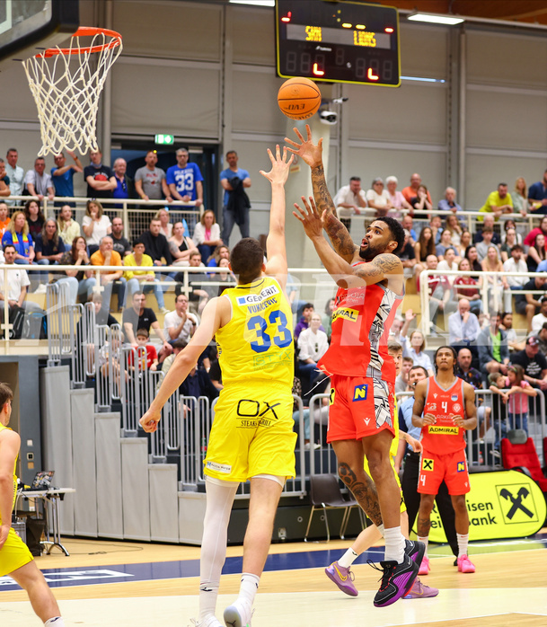 Basketball Superliga 2023/24, Playoff, Viertelfinale Spiel 4 SKN St. Pölten vs. Traiskirchen Lions


