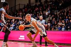 Basketball, win2day Basketball Superliga 2024/25, Grunddurchgang Runde 19, Oberwart Gunners, BBC Nord Dragonz, Edi Patekar (9)