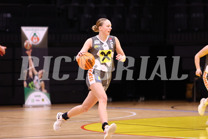 03.02.2024, Graz, Raiffeisen Sportpark, Basketball Damen Superliga 2023/24, Grunddurchgang 11.Runde, UBI Holding Graz - BK Raiffeisen Duchess Klosterneuburg ,  
