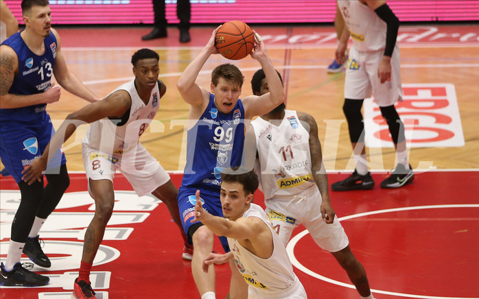 Basketball Superliaga 2021/22, Grunddurchgang 16.Runde Traiskirchen Lions vs. D.C. Timberwolves