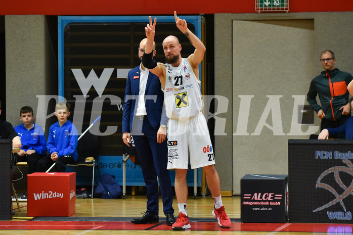 Win2Day Basketball Superliga 2022/23, Grunddurchgang 19.Runde, Flyers Wels vs. Kapfenberg,
