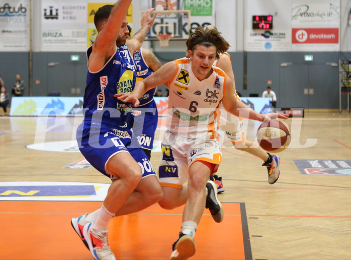 Basketball Superliga 2019/20, 6.Plazierungsrunde Klosterneuburg Dukes vs. Gmunden Swans