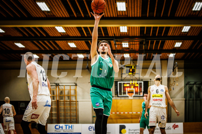 Basketball, Basketball Zweite Liga 2022/23, Grunddurchgang 12.Runde, Mattersburg Rocks, KOS Celovec, Volkan Özdemir (7)