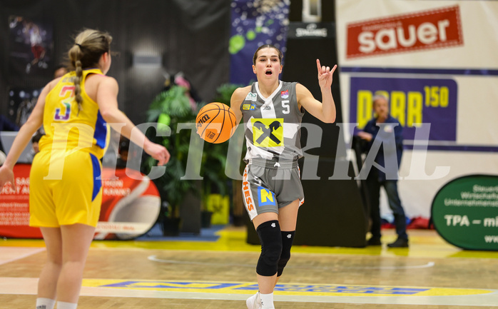 Basketball Damen Superliga 2023/24, Grunddurchgang 10.Runde SKN St. Pölten vs. Duchess Klosterneuburg