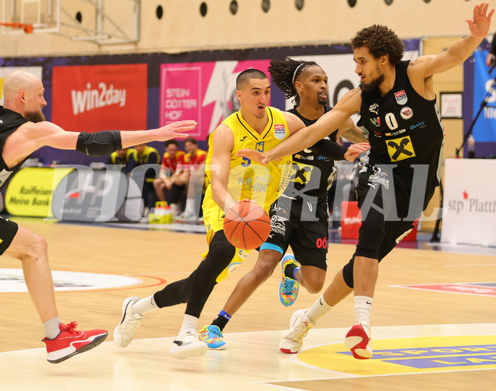 Basketball Superliga 2022/23, Playoff, Viertelfinale Spiel 2 SKN St.Pölten vs. Flyers Wels