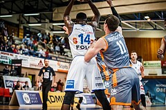 Basketball, ABL 2018/19, Grunddurchgang 31.Runde, Oberwart Gunners, Klosterneuburg Dukes, Christopher Tawiah (14)