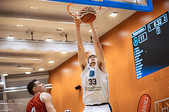 Basketball, Win2Day Superliga 2022/23, 5. Qualifikationsrunde, Vienna Timberwolves, Traiskirchen Lions, Chris Vogt (33)