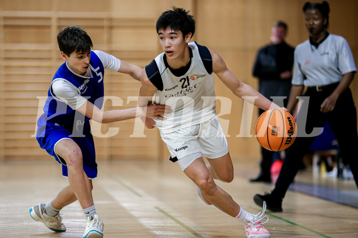 16.02.2025 Österreichischer Basketballverband 2024/25, SLMU16 Basket Flames WAT vs SG Salzkammergut