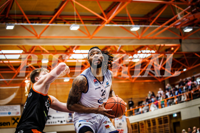 Basketball, win2day Basketball Superliga 2022/23, 10. Qualifikationsrunde, BBC Nord Dragonz, Fürstenfeld Panthers, Aristide Boya (24) Basketball, win2day Basketball Superliga 2022/23, 10. Qualifikationsrunde, BBC Nord Dragonz, Fürstenfeld Panthers, Aristide Boya (24)
