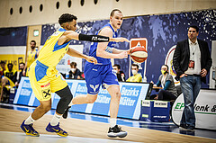 Basketball, bet-at-home Basketball Superliga 2019/20, Platzierungsrunde 3.Runde, SKN St. Pölten Basketball, Oberwart Gunners, Sebastian Käferle (7)