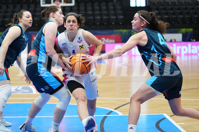 Basketball Damen Superliga 2023/24, Grunddurchgang, 14. Runde, UBSC Graz vs. Timberwolves


