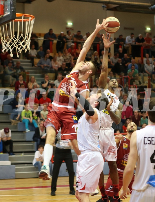 Basketball ABL 2015/16 Grunddurchgang 35.Runde Traiskirchen Lions vs. WBC Wels
