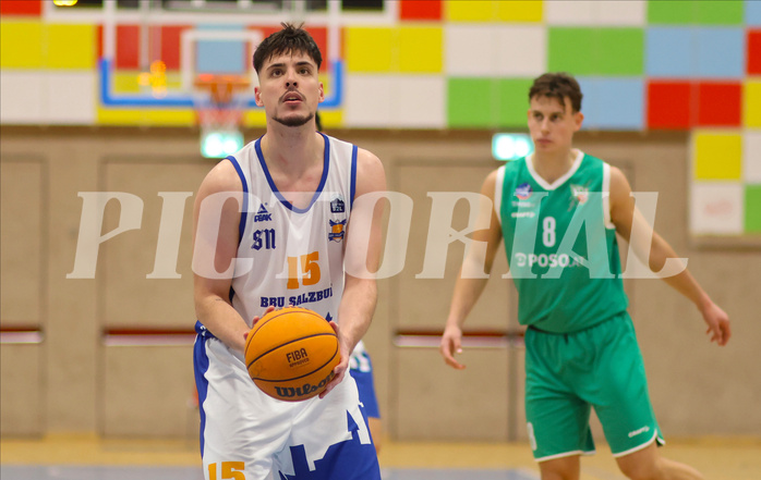 Basketball Zweite Liga 2024/25, Grunddurchgang 6.Runde BBU Salzburg vs. KOS Celovec