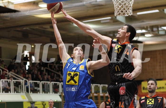 Basketball ABL 2015/16 Grunddurchgang 34.Runde  Fürstenfeld Panthers vs UBSC Graz