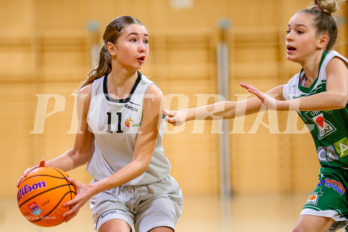 07.12.2024 Österreichischer Basketballverband 2024/25, SLWU14, Basket Flames UNION vs. UBI Graz

